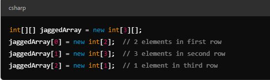 two dimensional arrays